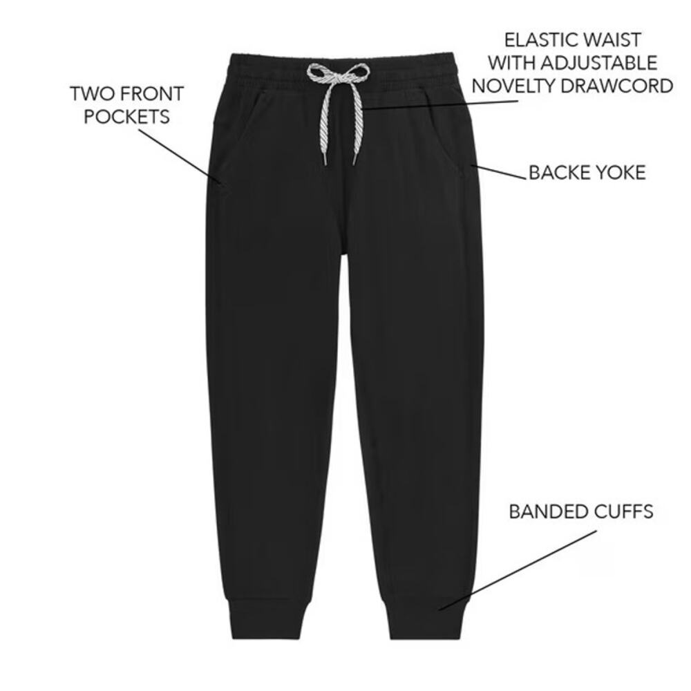 Members Mark Favorite Soft Jogger Pants Bundle Women Large Gray Black Lounge - Picture 16 of 16